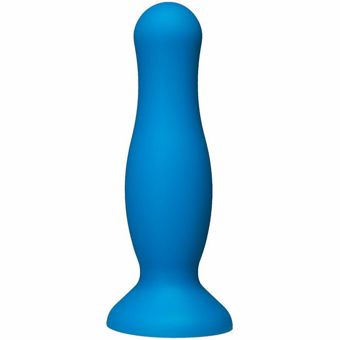 (WD) AMERICAN POP MODE ANAL PL 4.5 BLUE SILICONE " - Click Image to Close
