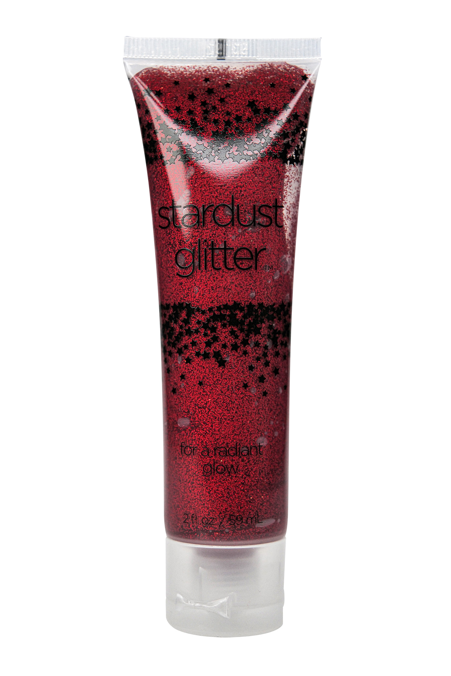 STARDUST GLITTER RED 2 OZ - Click Image to Close