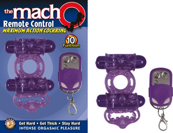 (WD) MACHO REMOTE CONTROL COCK PURPLE