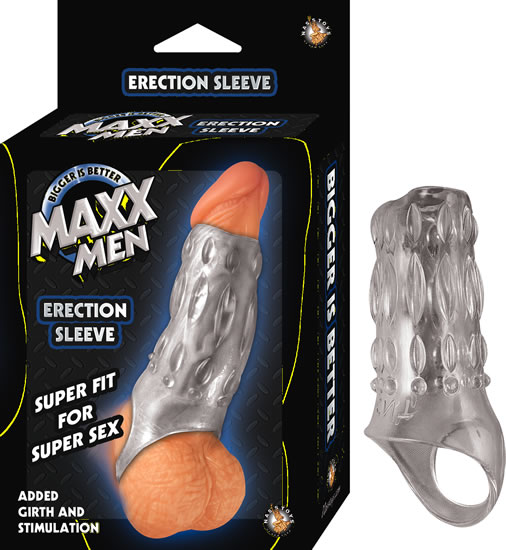 MAXX MEN ERECTION SLEEVE CLEAR - Click Image to Close