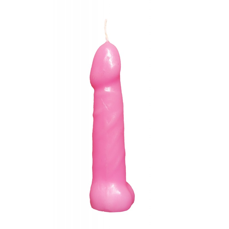 BACHELORETTE PARTY PINK PECKER CANDLES 5 " - Click Image to Close