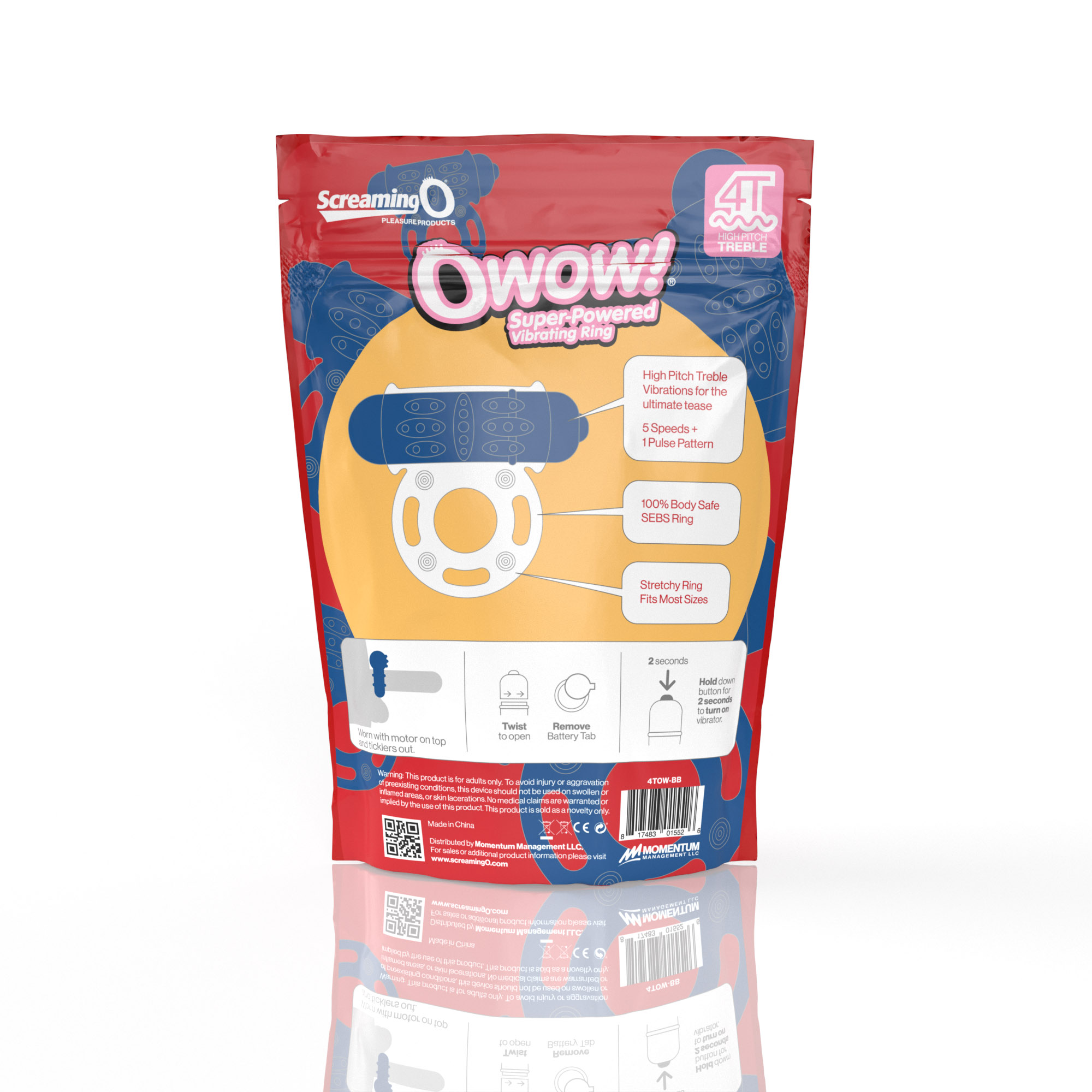 SCREAMING O 4T OWOW BLUEBERRY (TREBLE) - Click Image to Close