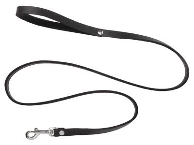 4 FT LEATHER LEASH - Click Image to Close