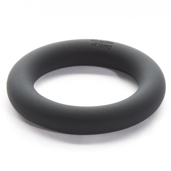 FIFTY SHADES A PERFECT O SILICONE LOVE RING - Click Image to Close