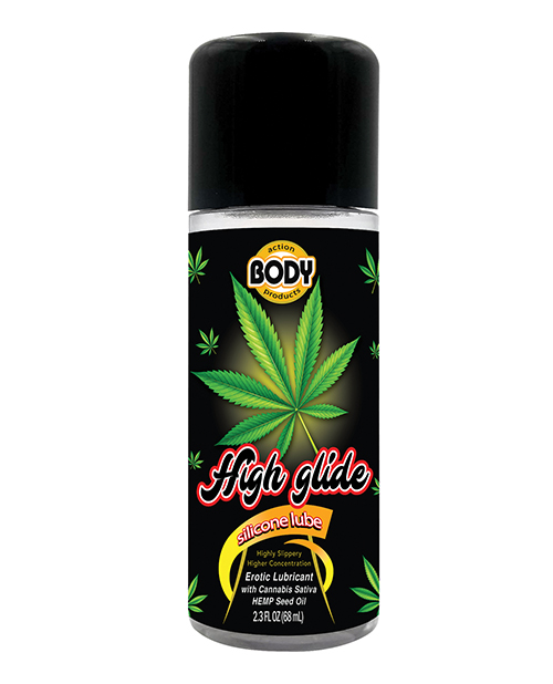 HIGH GLIDE EROTIC LUBRICANT 2.3 OZ BOTTLE - Click Image to Close