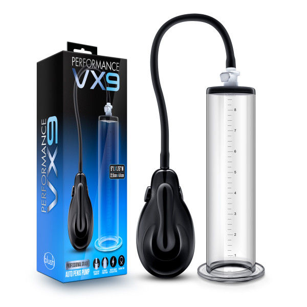 PERFORMANCE VX9 AUTO PENIS PUMP CLEAR - Click Image to Close