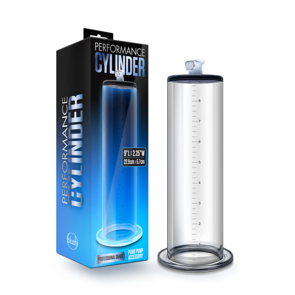 PERFORMANCE 9 IN X 2.25 IN PENIS PUMP CYLINDER CLEAR - Click Image to Close