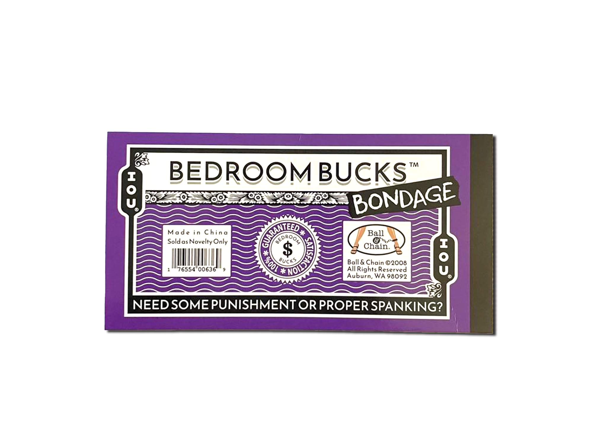 BEDROOM BONDAGE BUCKS 30 COUPON BOOK - Click Image to Close