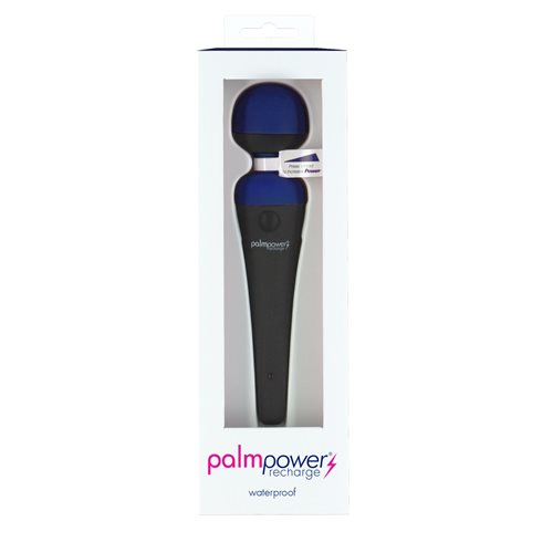 PALM POWER MASSAGER BLUE RECHARGEABLE WATERPROOF - Click Image to Close