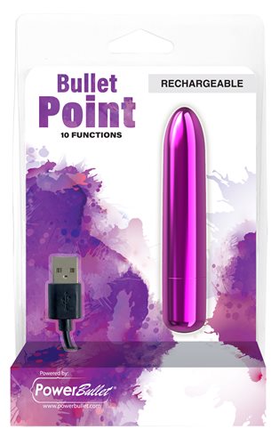 POWER BULLET 4 BULLET POINT 10 FUNCTION BULLET PURPLE " - Click Image to Close