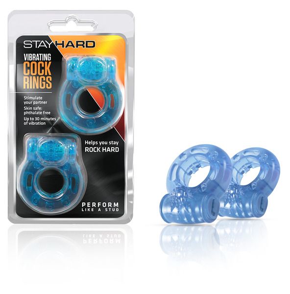 STAY HARD DISPOSABLE COCKRING 2 PACK - Click Image to Close