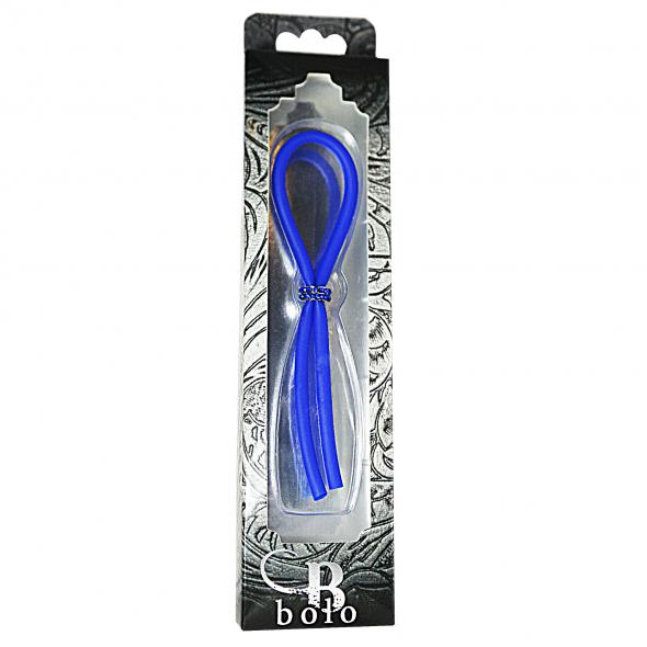C-RING LASSO BLUE GEMS BEAD SILICONE BLUE - Click Image to Close