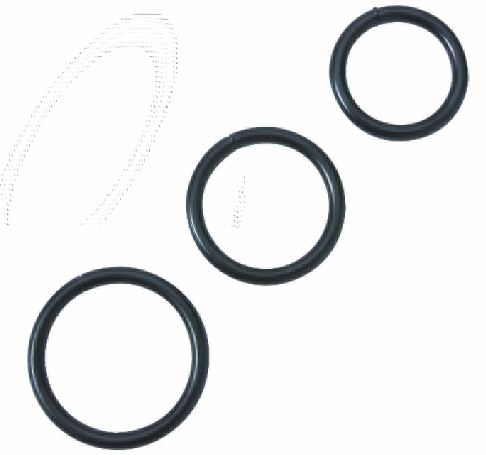 BLACK STEEL C RING SET - Click Image to Close