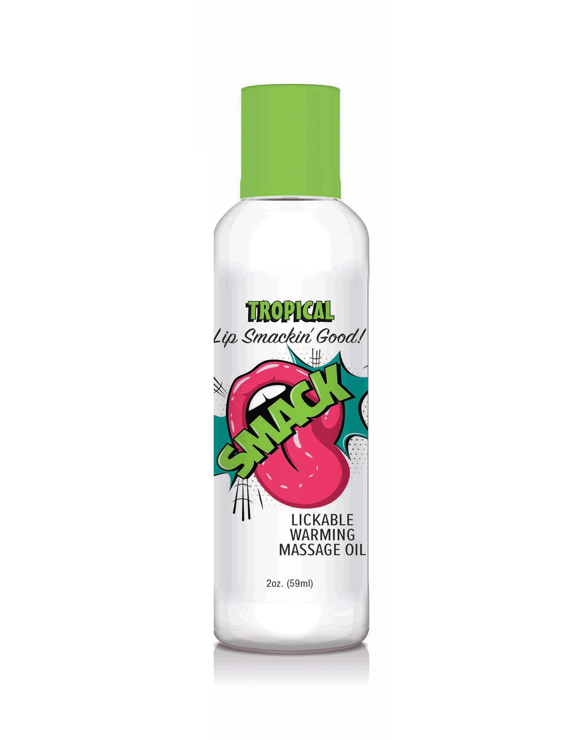 SMACK TROPICAL 2 OZ WARMING MASSAGE OIL