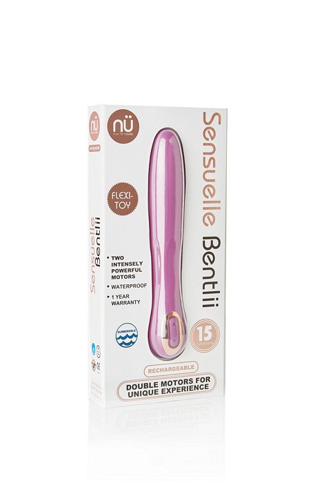 SENSUELLE BENTLII ORCHID 15 FUNCTION DOUBLE MOTOR VIBE - Click Image to Close