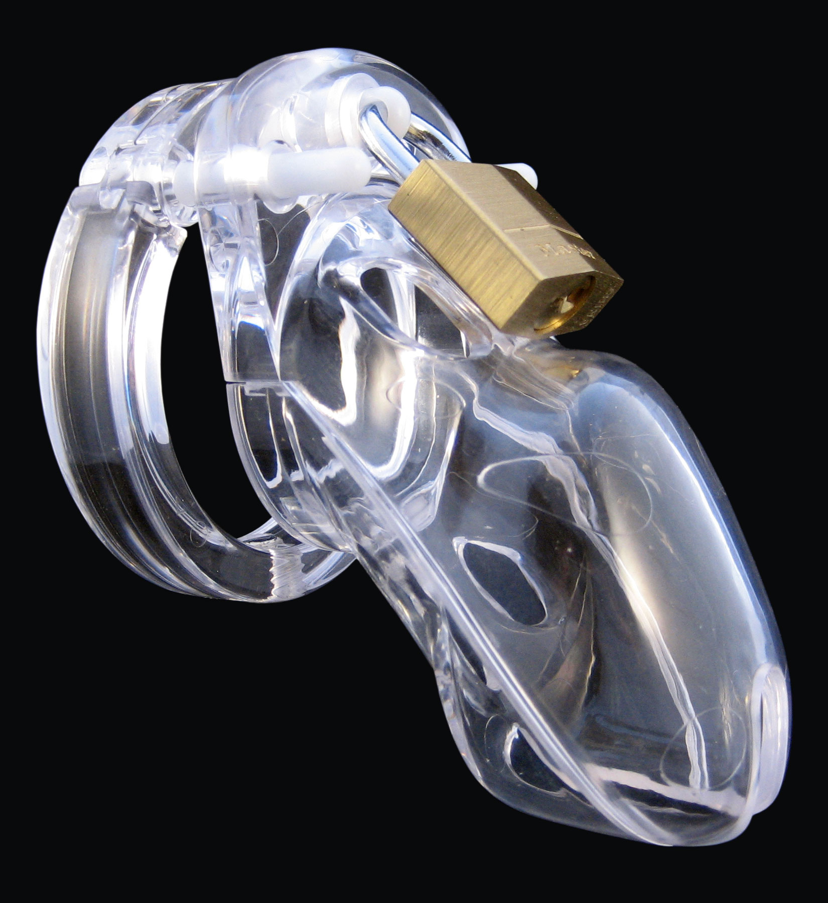 CB-3000 KIT 3IN CLEAR COCK CAGE - Click Image to Close