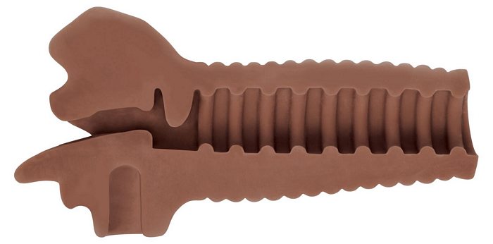 MISTRESS MERCEDES MOUTH STROKER CHOCOLATE - Click Image to Close