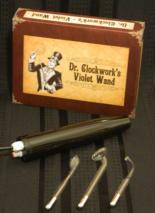 DR CLOCKWORK VIOLET WAND KIT PURPLE ELECTRODE - Click Image to Close