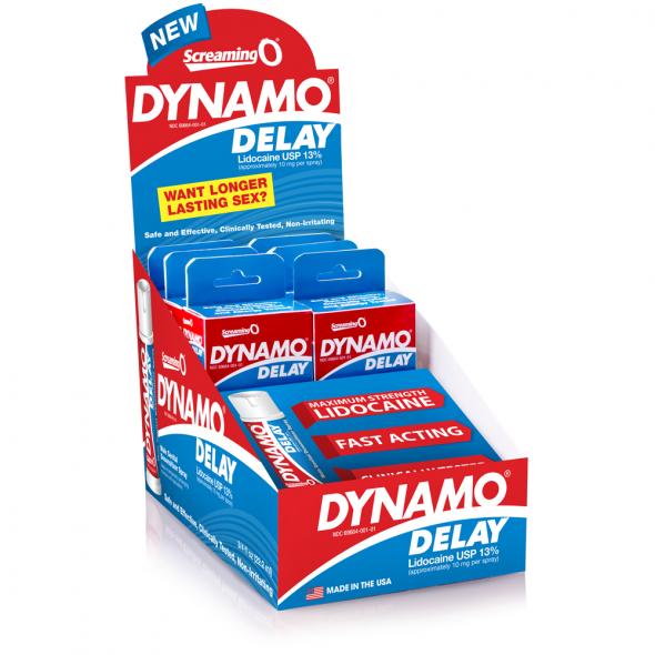 DYNAMO DELAY SPRAY 6PK POP BOX - Click Image to Close