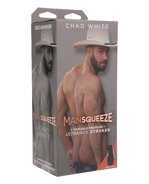 MAN SQUEEZE CHAD WHITE ASS ULTRASKYN STROKER VANILLA - Click Image to Close