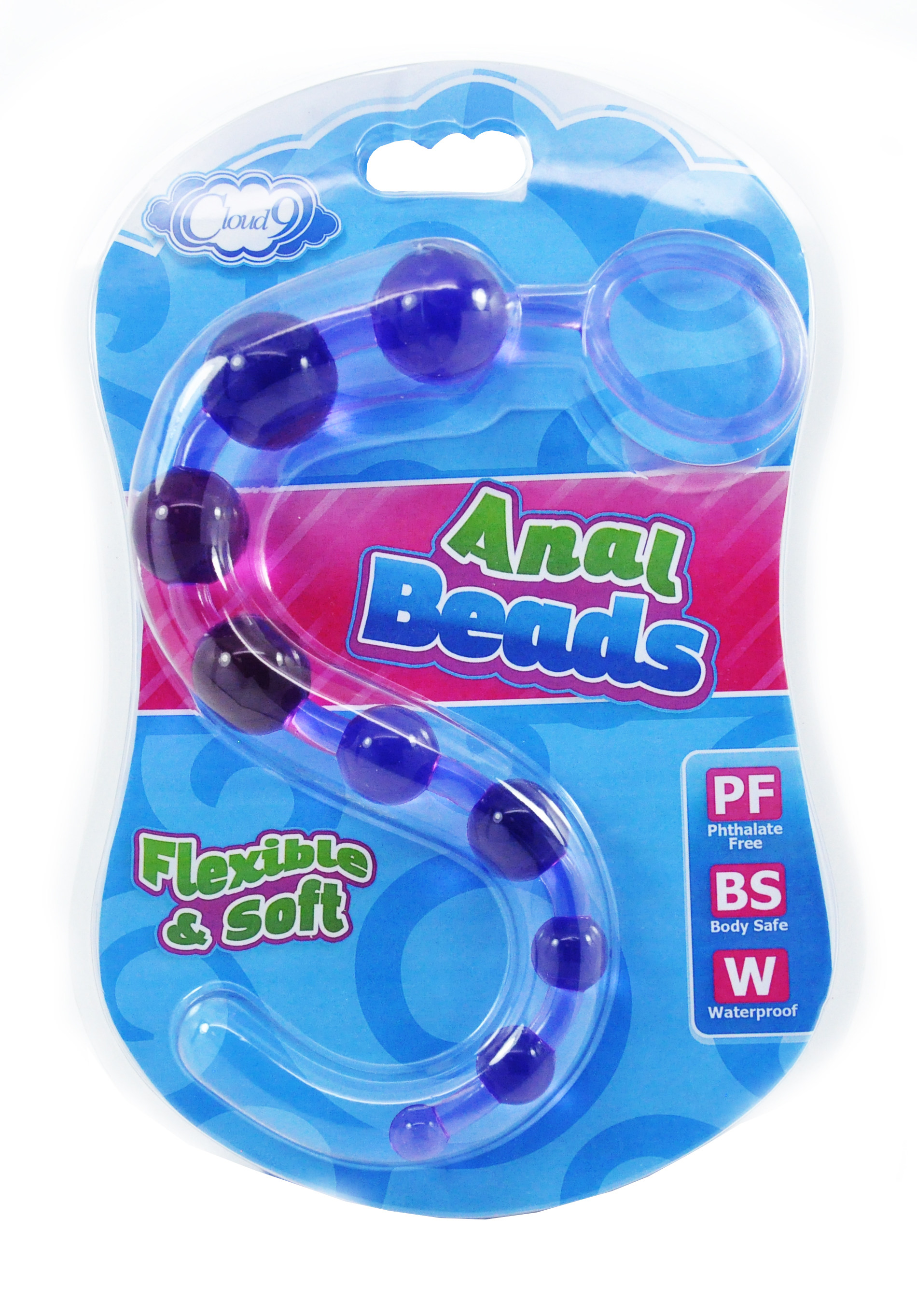 CLOUD 9 CLASSIC ANAL BEADS PURPLE - Click Image to Close