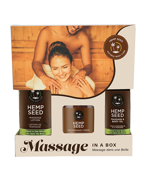 NAKED IN THE WOODS MASSAGE IN A BOX GIFT SET - Click Image to Close