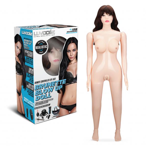 LUVDOLLZ LIFE SIZE BRUNETTE BLOW UP DOLL REMOTE CONTROLLED - Click Image to Close