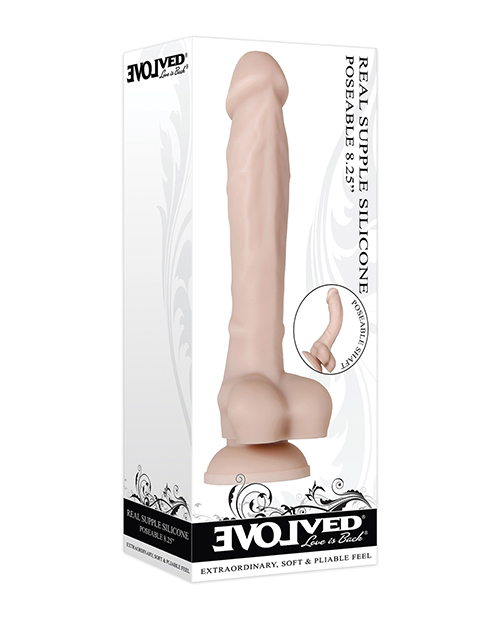REAL SUPPLE POSEABLE SILICONE 8.25 IN - Click Image to Close
