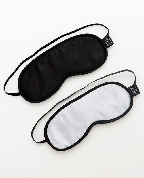 FIFTY SHADES SOFT TWIN BLINDFOLD SET - Click Image to Close