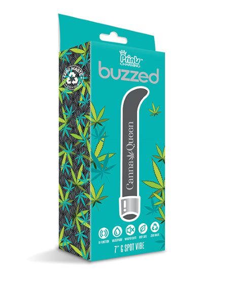 PRINTS CHARMING BUZZED 7 G SPOT VIBE CANNA QUEEN GREY " - Click Image to Close