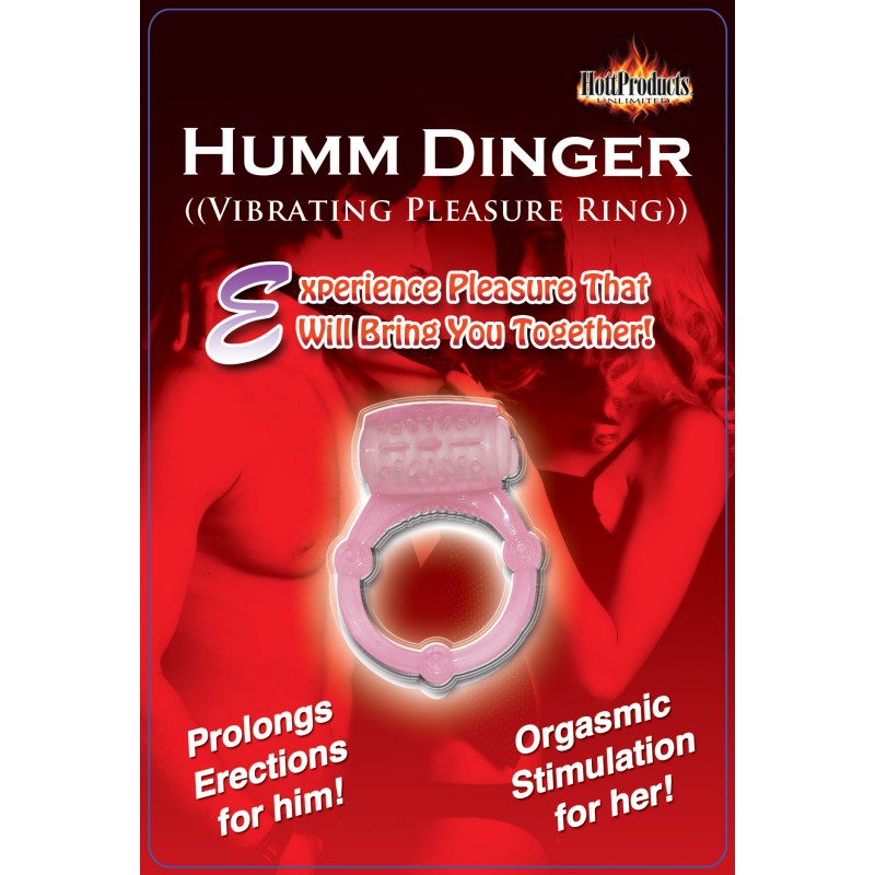 HUMM DINGER PENIS RING CLIT STIM PURP - Click Image to Close