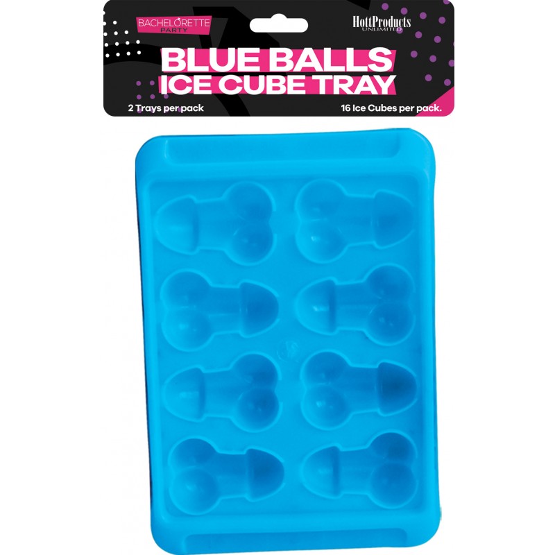 BLUE BALLS PENIS ICE CUBE TRAY - Click Image to Close