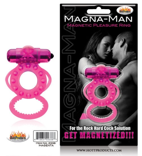 MAGNA MAN MAGNETIC RING MAGENTA - Click Image to Close
