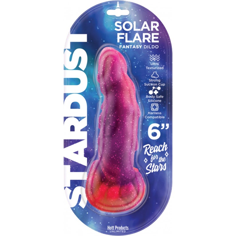 STARDUST SOLAR FLARE 5.7IN DILDO(Out Beg Mar)