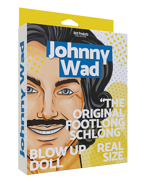JOHNNY WAD BLOW UP DOLL W/ LARGE PENIS - Click Image to Close