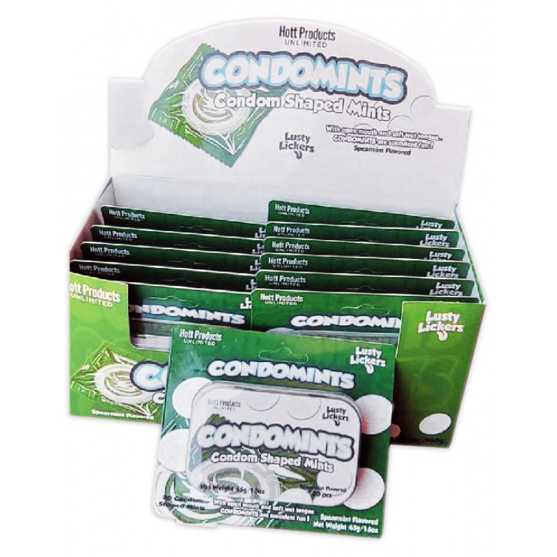 CONDOMINTS 12PC DISPLAY - Click Image to Close