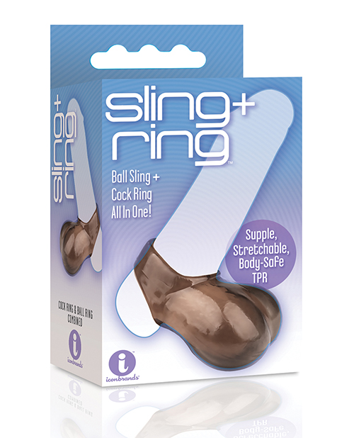 THE 9'S SLING & RING COCK RING & BALL SLING - Click Image to Close