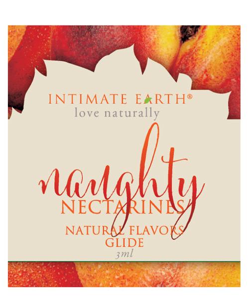 INTIMATE EARTH NAUGHTY NECTARINES GLIDE FOIL PACK 3ml (EACHES)