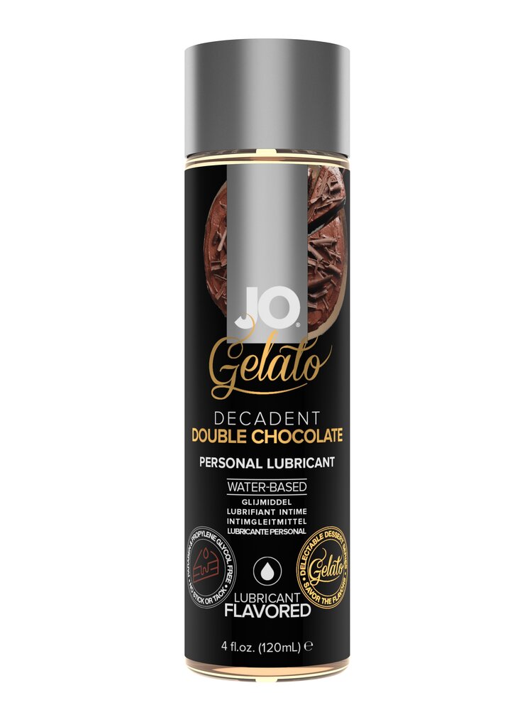 JO GELATO DECADENT DOUBLE CHOCOLATE WATER BASED LUBE 4 OZ - Click Image to Close