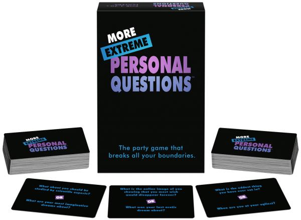 MORE EXTREME PERSONAL QUESTIONS CARD GAME - Click Image to Close
