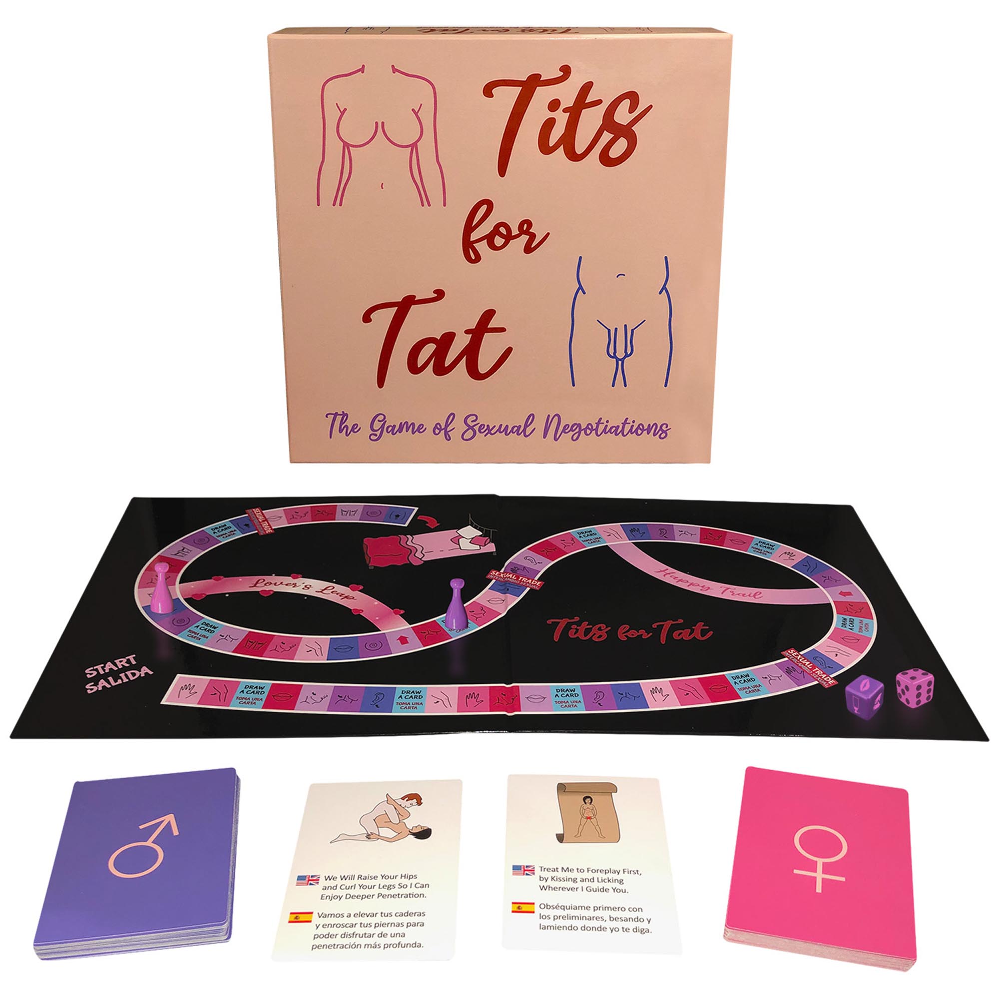 TITS FOR TAT BOARD GAME - Click Image to Close