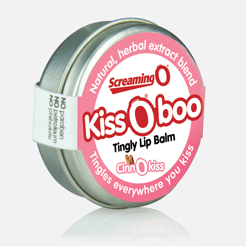 KISS O BOO CINNAMON TINGLY LIP BALM