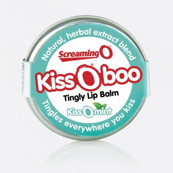 KISS O BOO PEPPERMINT TINGLY LIP BALM - Click Image to Close