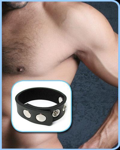 5 SNAP NEOPRENE COCK RING - Click Image to Close