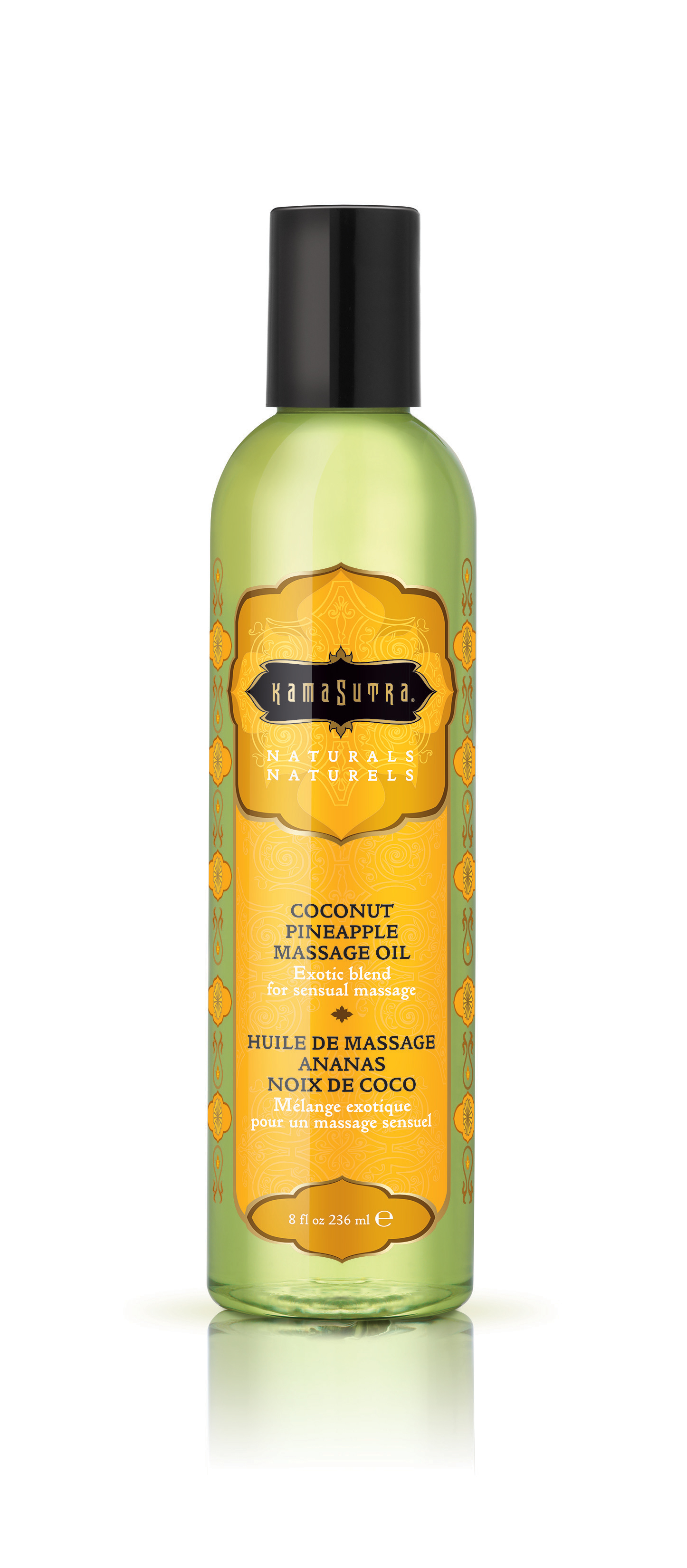 NATURALS MASSAGE OIL COCONUT PINEAPPLE - Click Image to Close