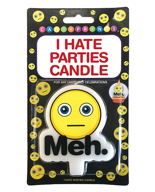 (WD) I HATE PARTIES CANDLE MEH