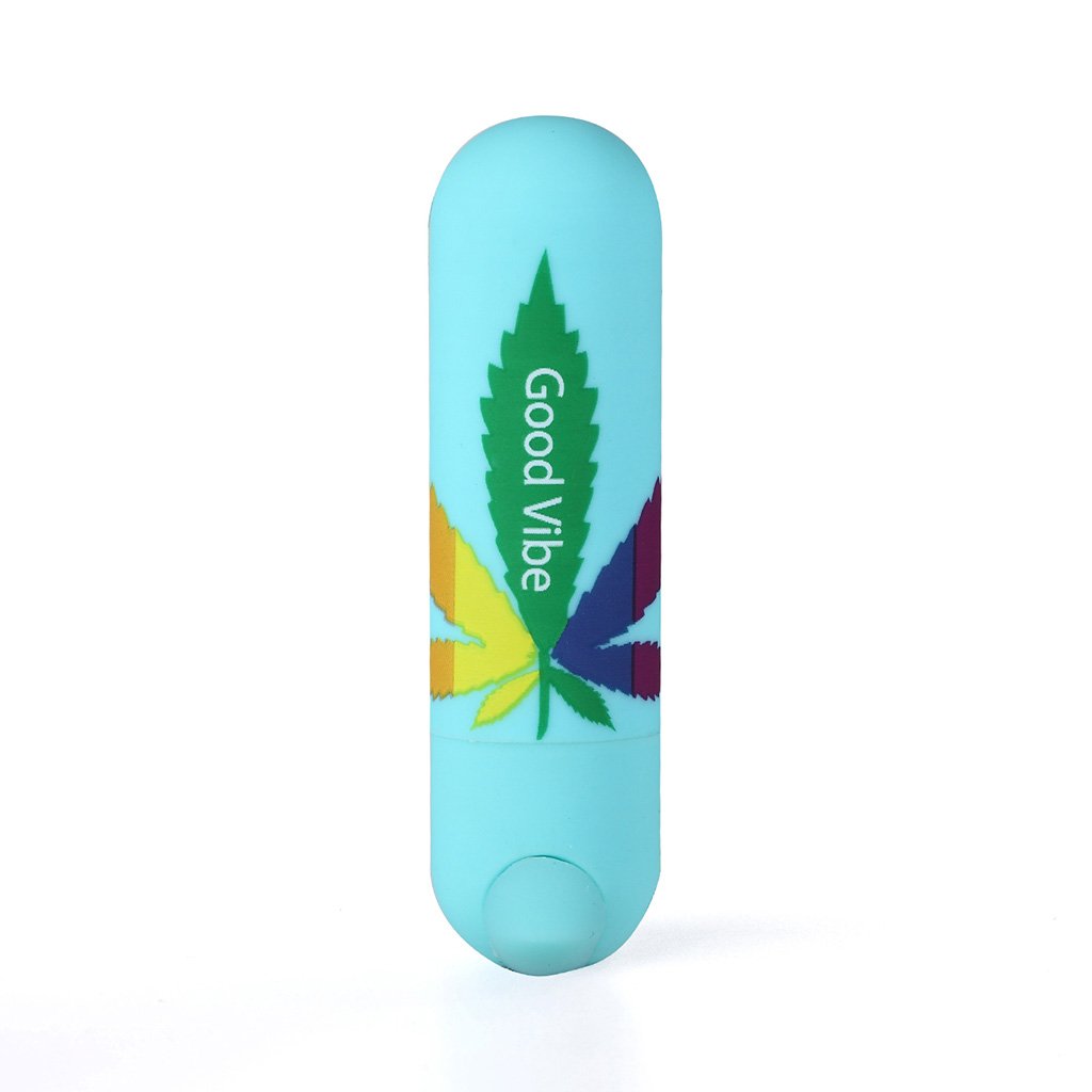 JESSI 420 10 FUNCTION MINI RECHARGEABLE BULLET TEAL - Click Image to Close