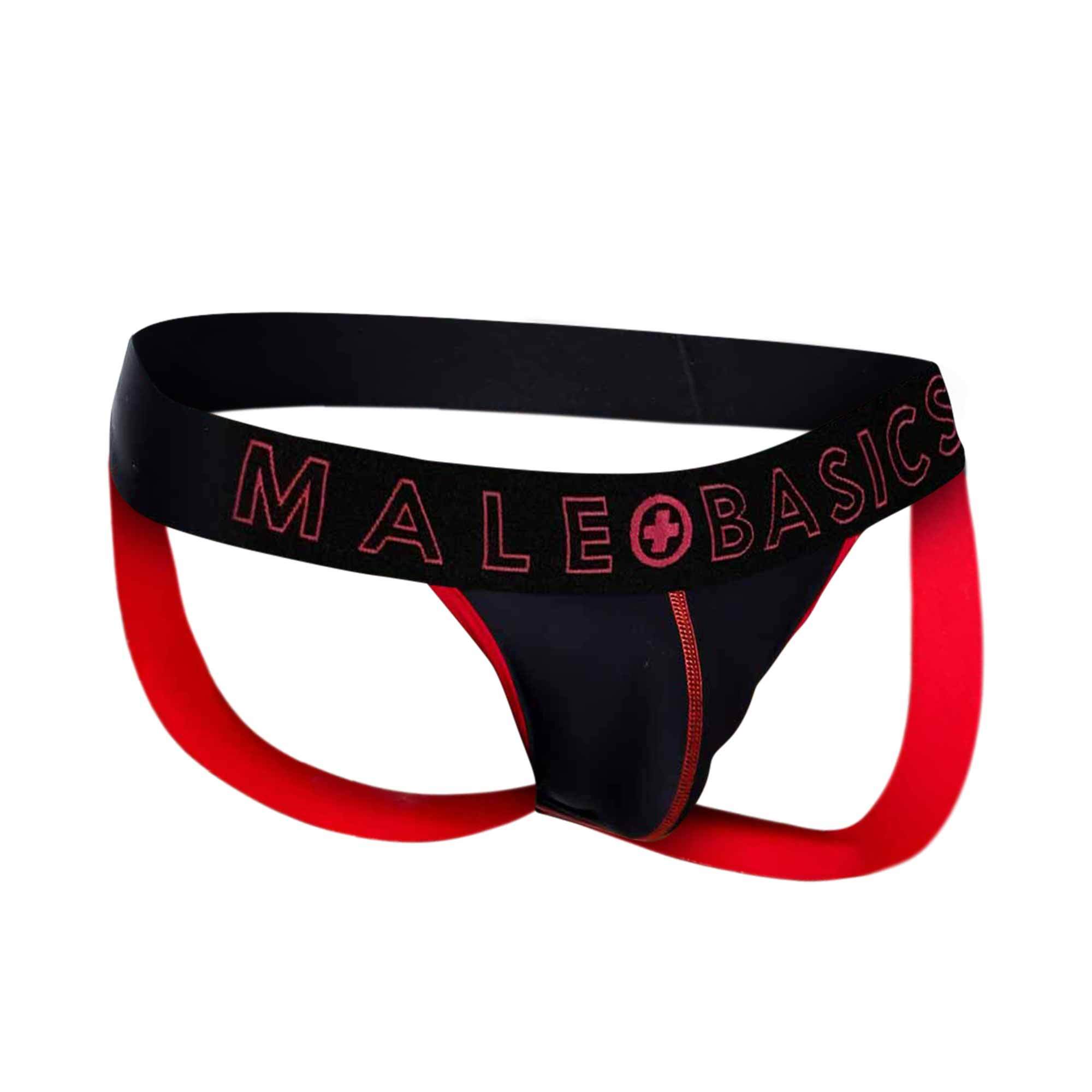 MB NEON JOCK RED SMALL - Click Image to Close