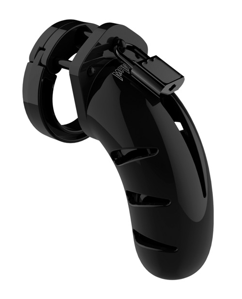 MANCAGE CHASTITY 4.5IN BLACK MODEL 03 - Click Image to Close
