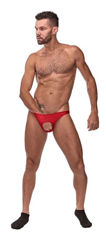 POUCHLESS BRIEF RED O/S - Click Image to Close